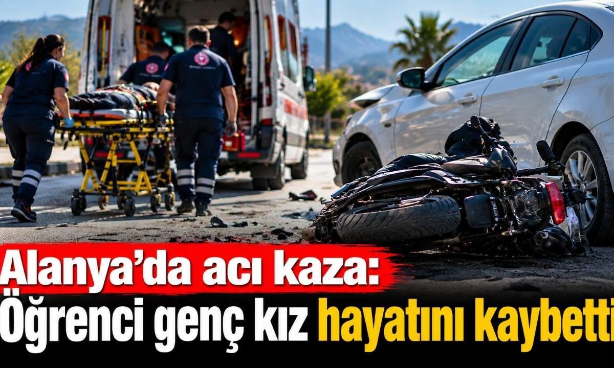 Alanya’da acı kaza: Öğrenci genç kız hayatını kaybetti