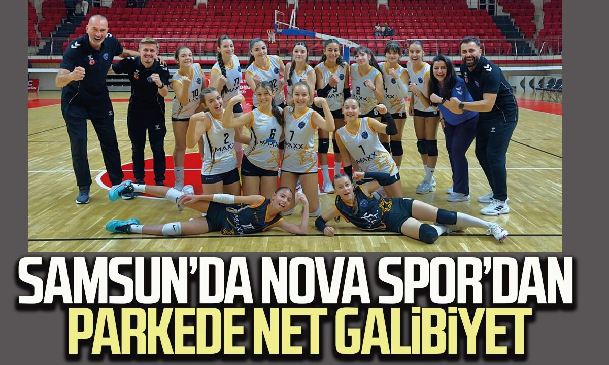 Samsun’da Nova Spor’dan parkede net galibiyet