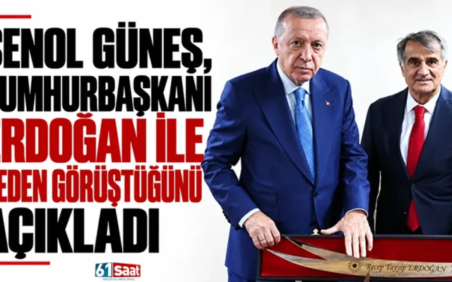 Şenol Güneş, Cumhurbaşkanı Erdoğan ile neden görüştüğünü açıkladı