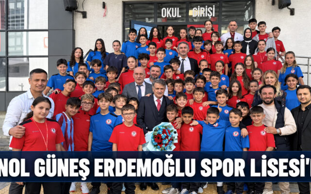 Şenol Güneş Spor Lisesi’nde