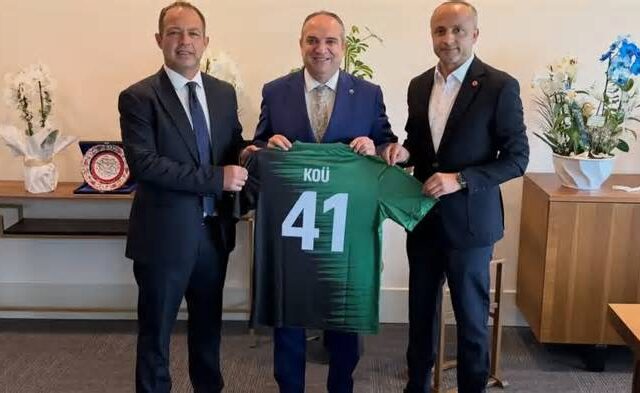 Tolga Havuç ve Kürşat Sertbaş’tan İbrahim Özbay’a ziyaret